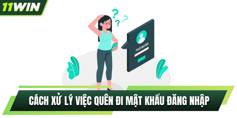 Chỉ dẫn cách xử lý việc quên đi mật khẩu đăng nhập