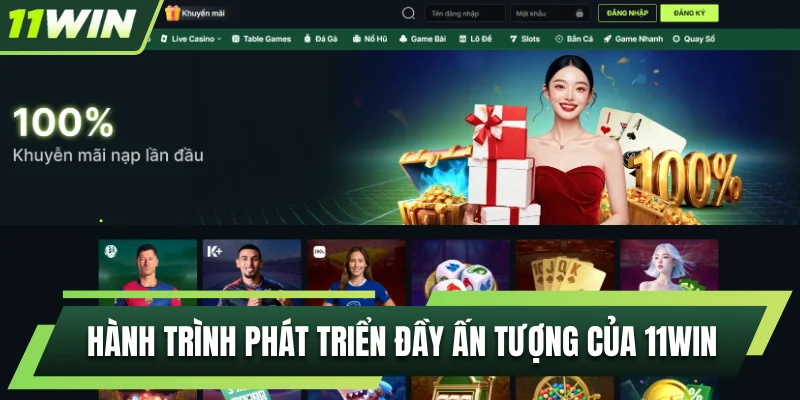 Hành trình phát triển đầy ấn tượng của 11WIN
