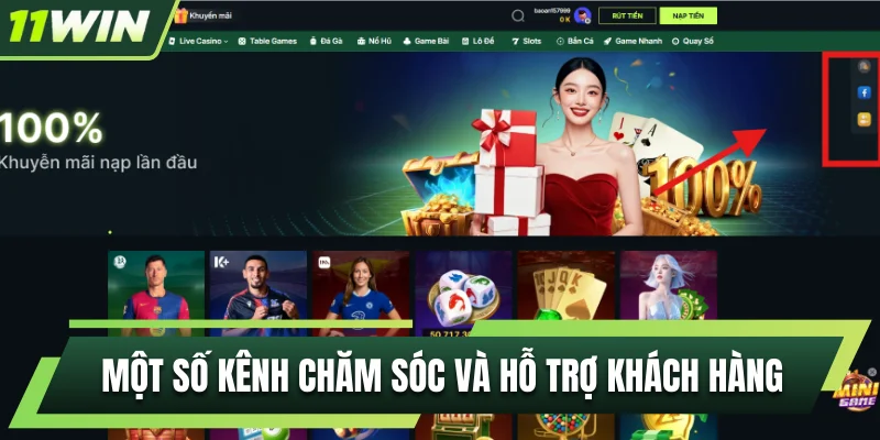 Một số kênh chăm sóc và hỗ trợ khách hàng trên nền tảng